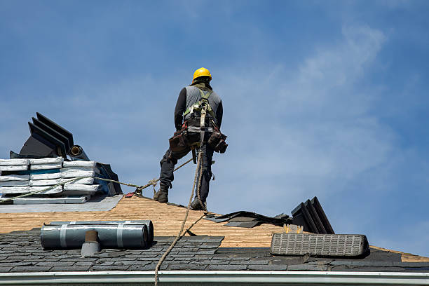Professional Metal Roofing technician working in Sanford, ME